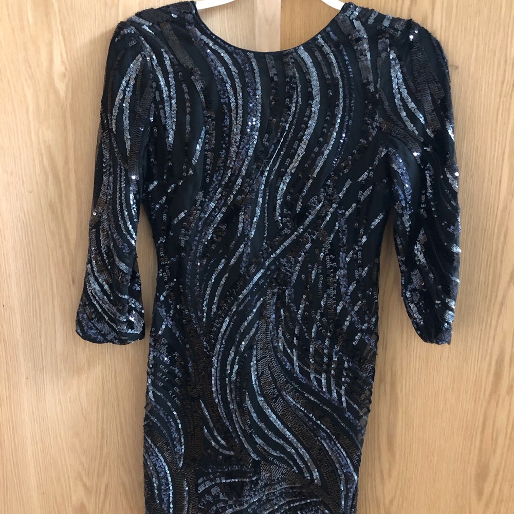 Express sequin dress